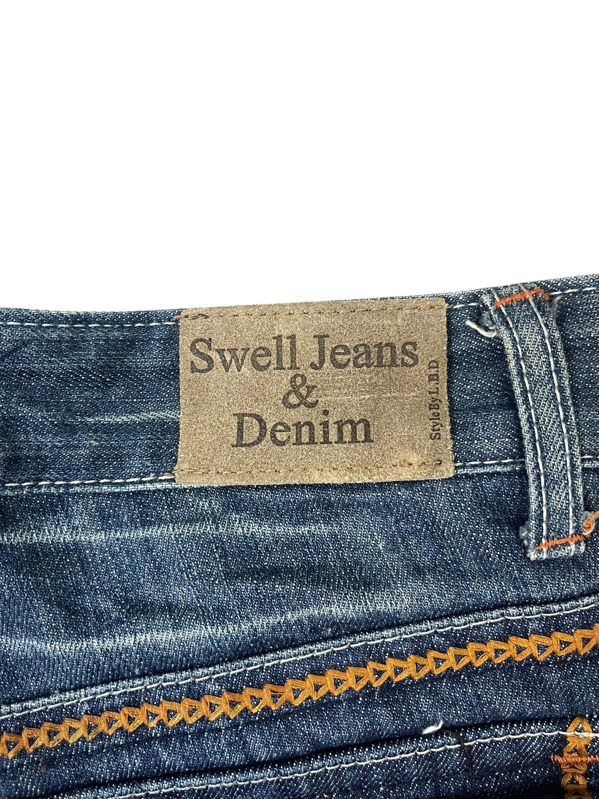 Japanese Brand Vintage Swell Jeans Style By L.B.D Flare Jeans Size 28" / US 6 / IT 42 - 5 Thumbnail