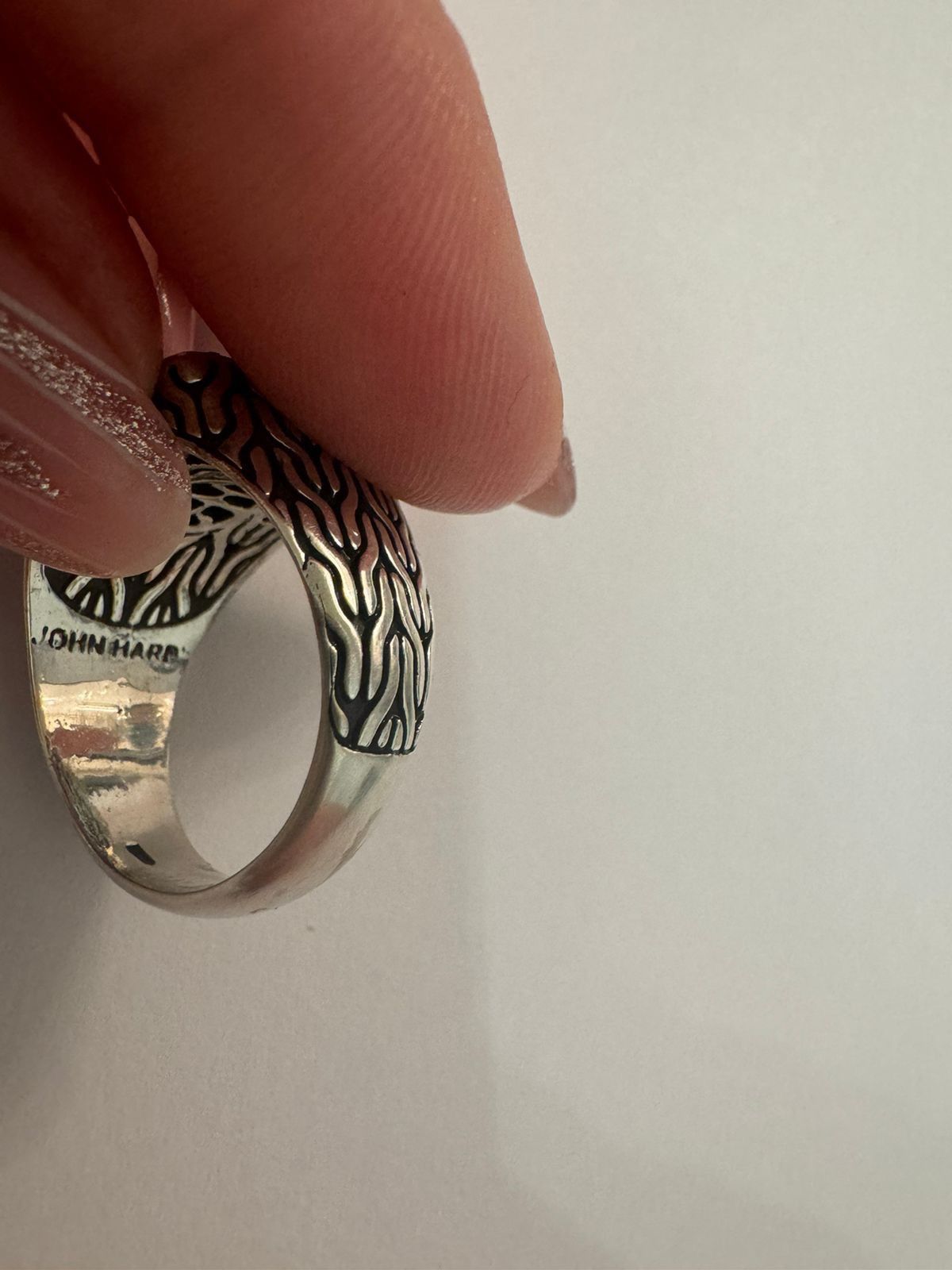 John Hardy John Hardy chain signet ring with black sapphire Size ONE SIZE - 3 Thumbnail