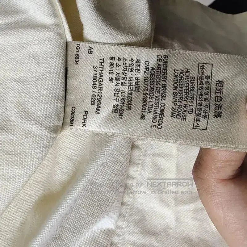 Burberry Burberry Beige Polyester Women's Button-Up Shirt. Size M / US 6-8 / IT 42-44 - 5 Thumbnail