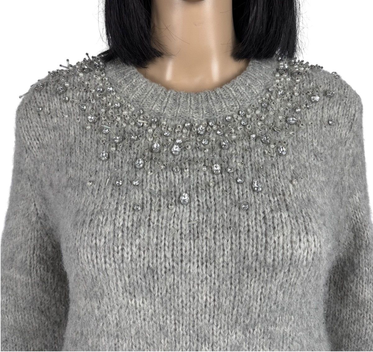 Maje Maje Beaded Sweater Knit Alpaca-Acrylic size 2 Size M / US 6-8 / IT 42-44 - 3 Thumbnail