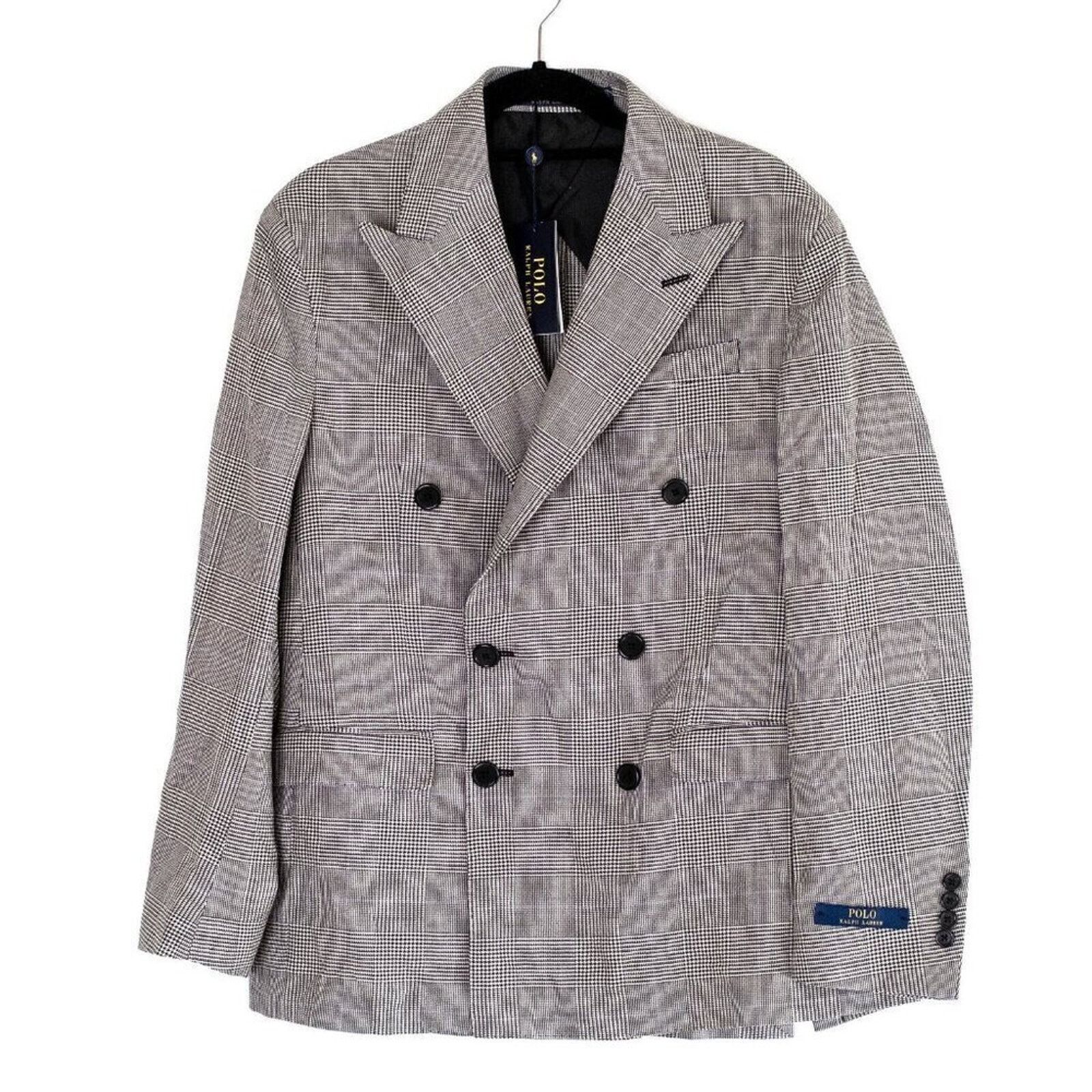 Polo Ralph Lauren NWT Polo Ralph Lauren Glen Plaid Double Breasted Blazer 42R Size 42R - 10 Thumbnail