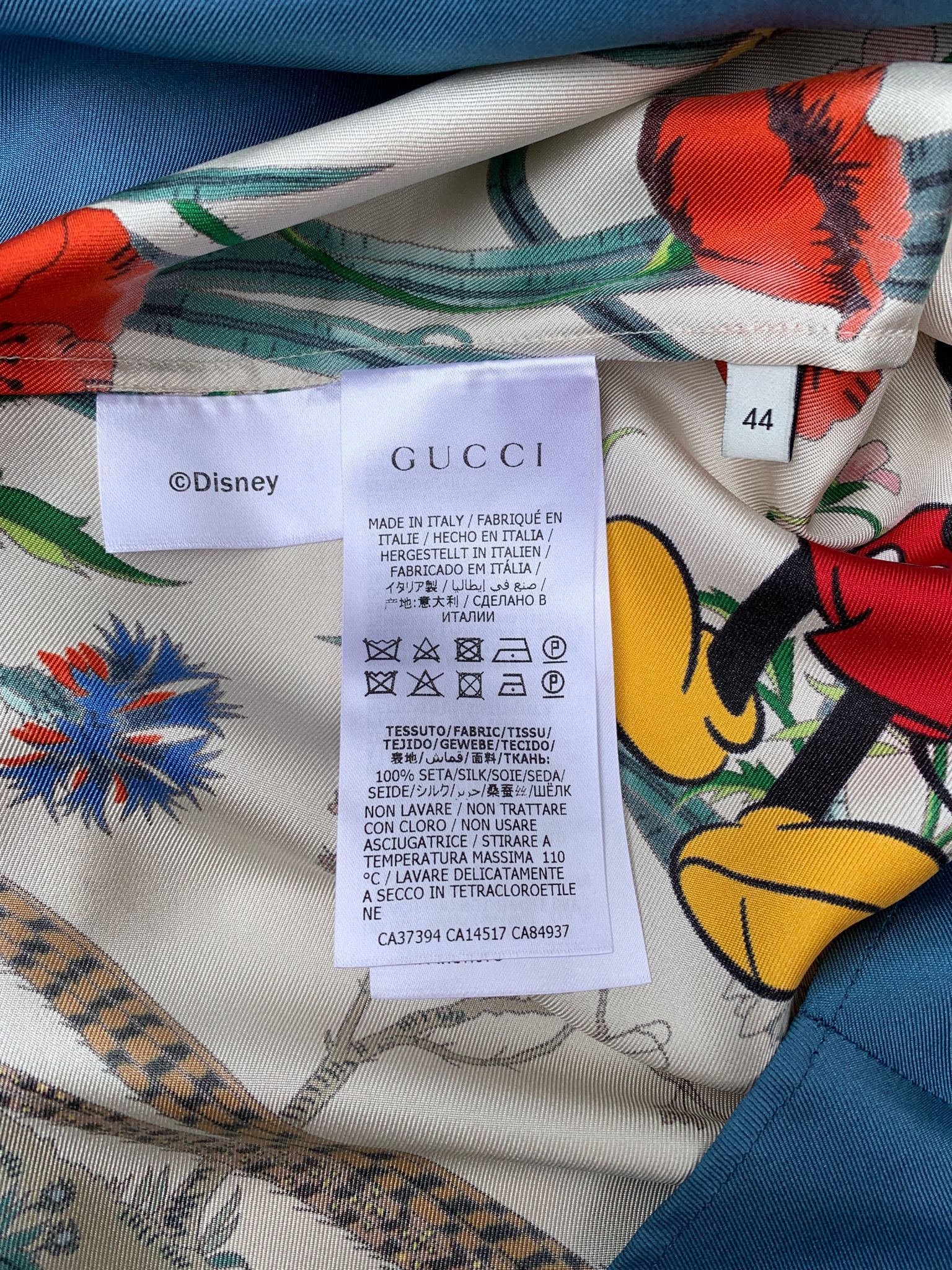 Disney × Gucci Gucci x Disney Silk Shirt Blouse Mickey Mouse Size M / US 6-8 / IT 42-44 - 14 Thumbnail