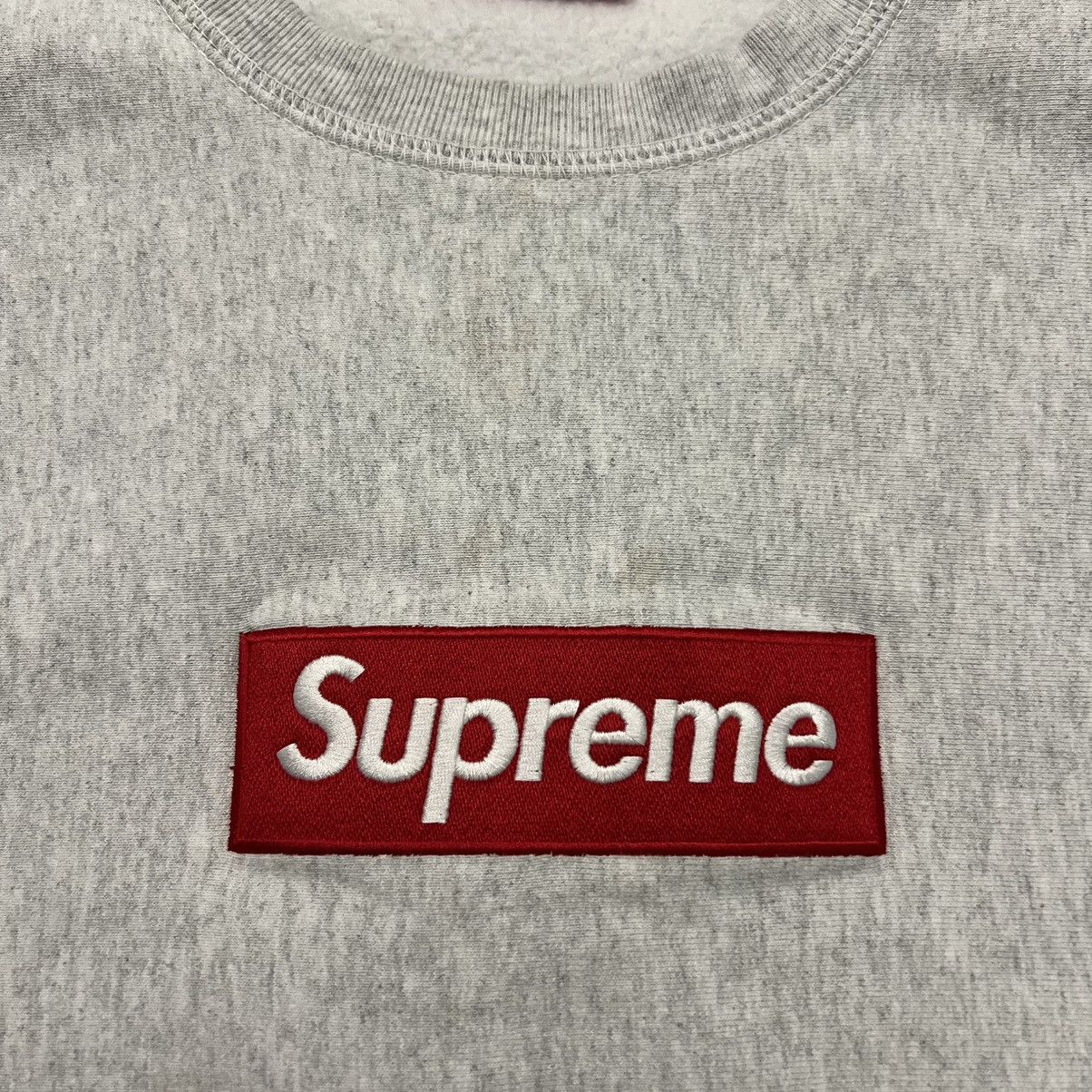Supreme Supreme Box Logo Crewneck FW18 Size US L / EU 52-54 / 3 - 4 Thumbnail