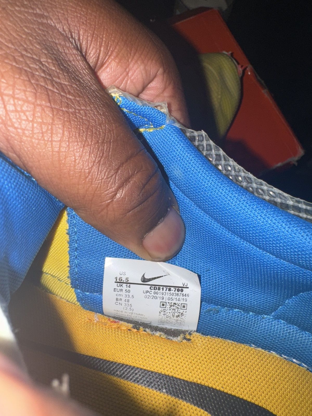 Nike × Off-White Nike Vapor Street Off-White Tour Yellow Size US 15 / EU 48 - 4 Thumbnail