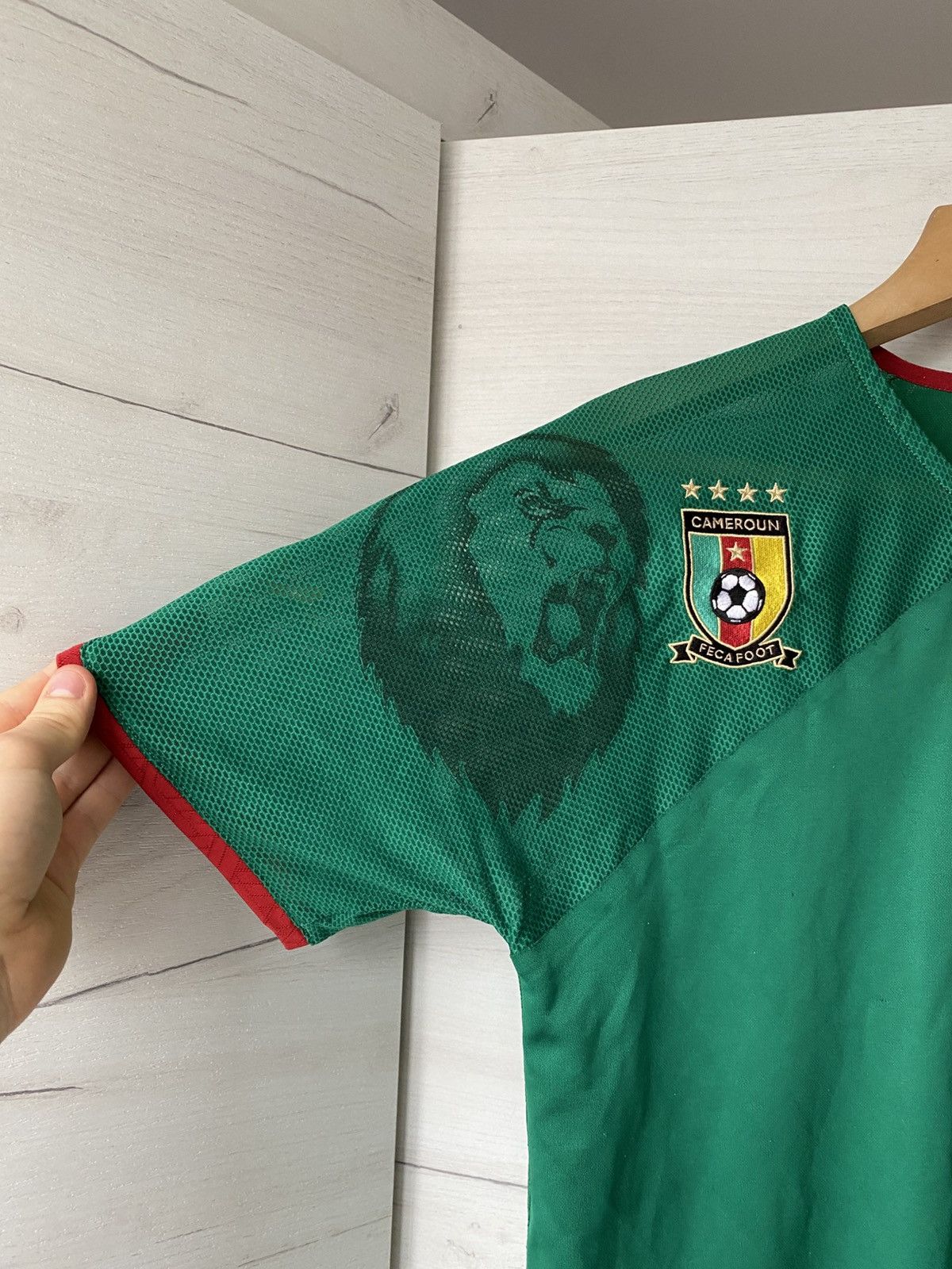 Puma Cameroon Africa HomePuma Soccer Jersey Team2009/2010 Size L Size US L / EU 52-54 / 3 - 3 Thumbnail