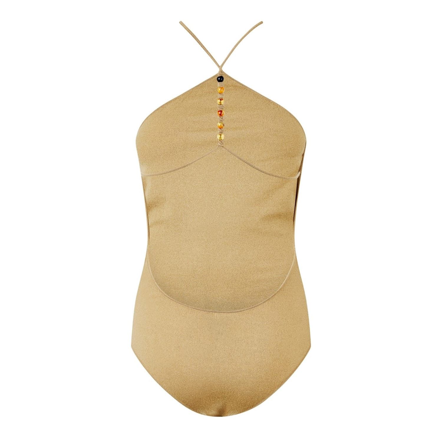 Bottega Veneta Bottega Veneta Bv Halt Cashm Body in Beige Size L / US 10 / IT 46 - 2 Thumbnail