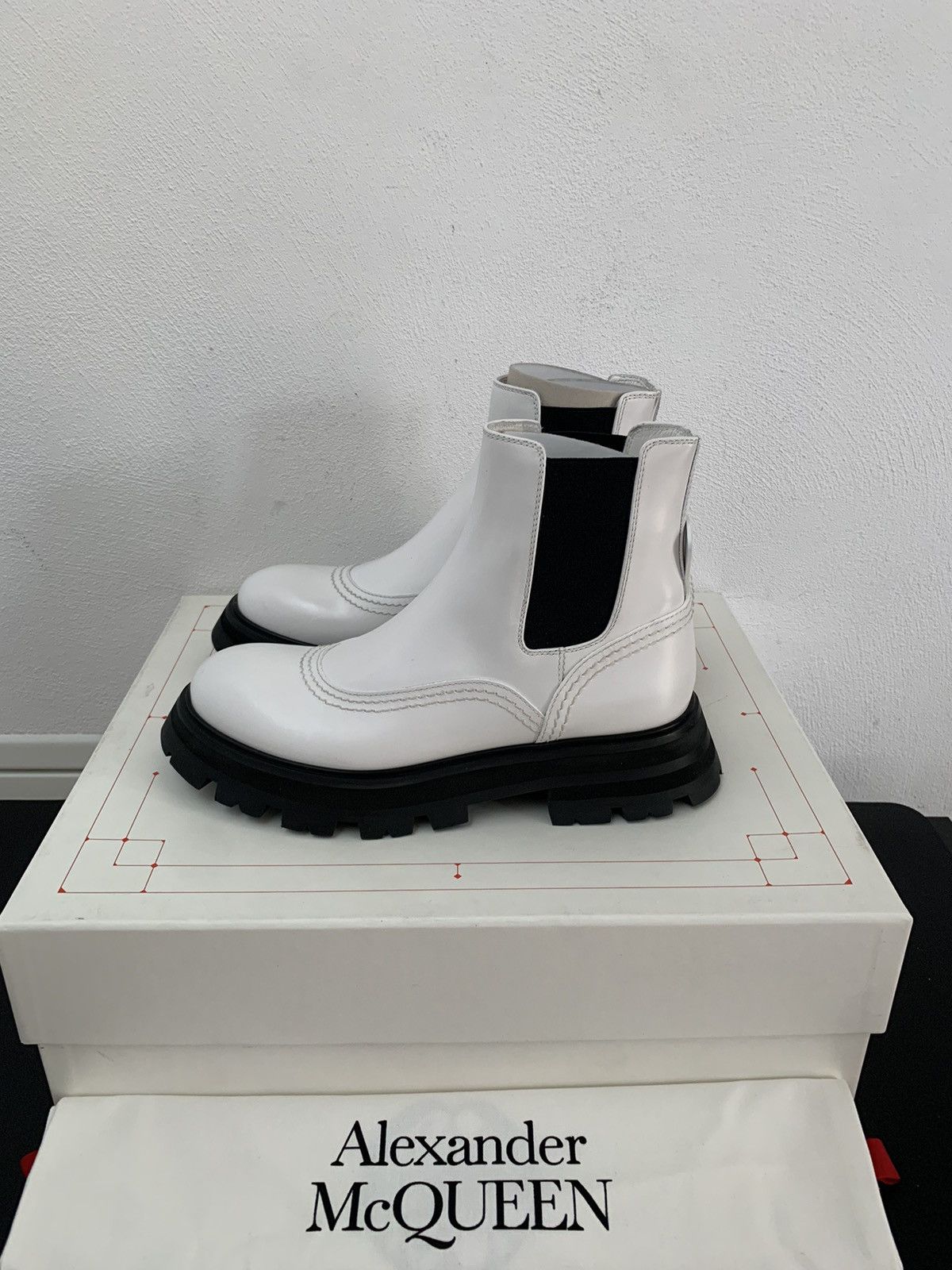 Alexander McQueen Alexander McQueen Leather Boots Size US 7.5 / IT 37.5 - 3 Thumbnail