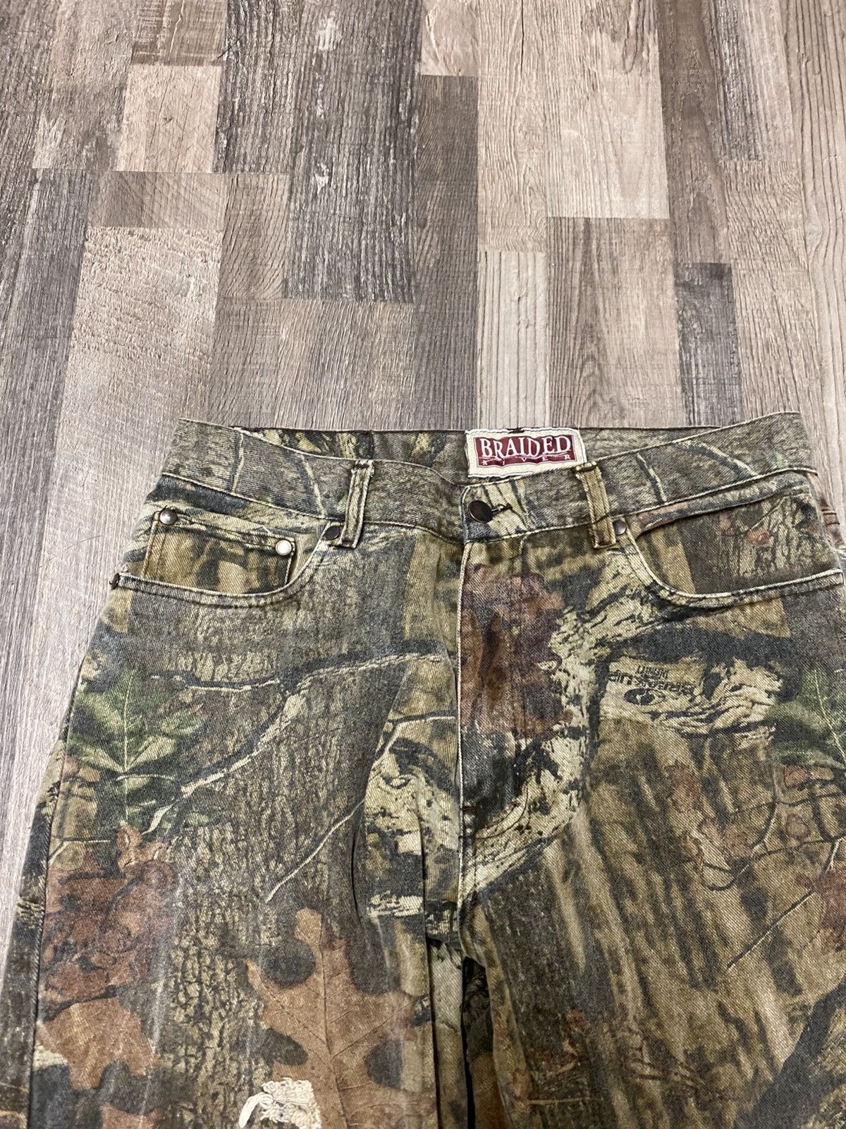 Realtree Vintage Realtree Camo Pants Y2K Braided River Mossy Oak Size US 31 - 4 Thumbnail