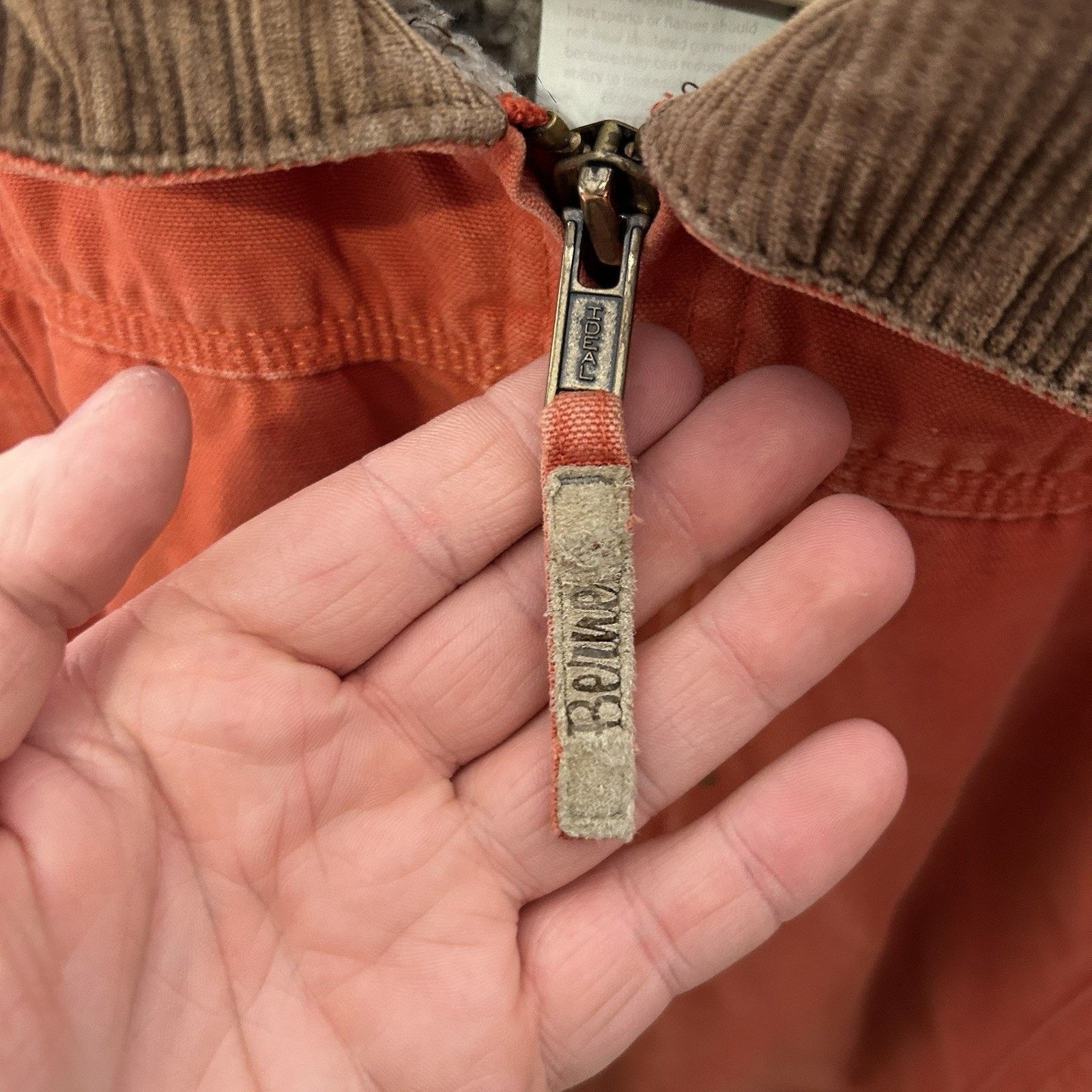 Vintage Vintage Berne Canvas Sherpa-Lined Detroit Jacket “Orange” Size L / US 10 / IT 46 - 16 Thumbnail