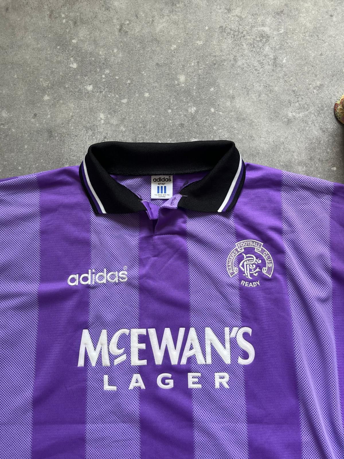 Adidas × Vintage Vintage Adidas Glasgow Rangers Football Club Third 96/97 Size US XL / EU 56 / 4 - 6 Thumbnail