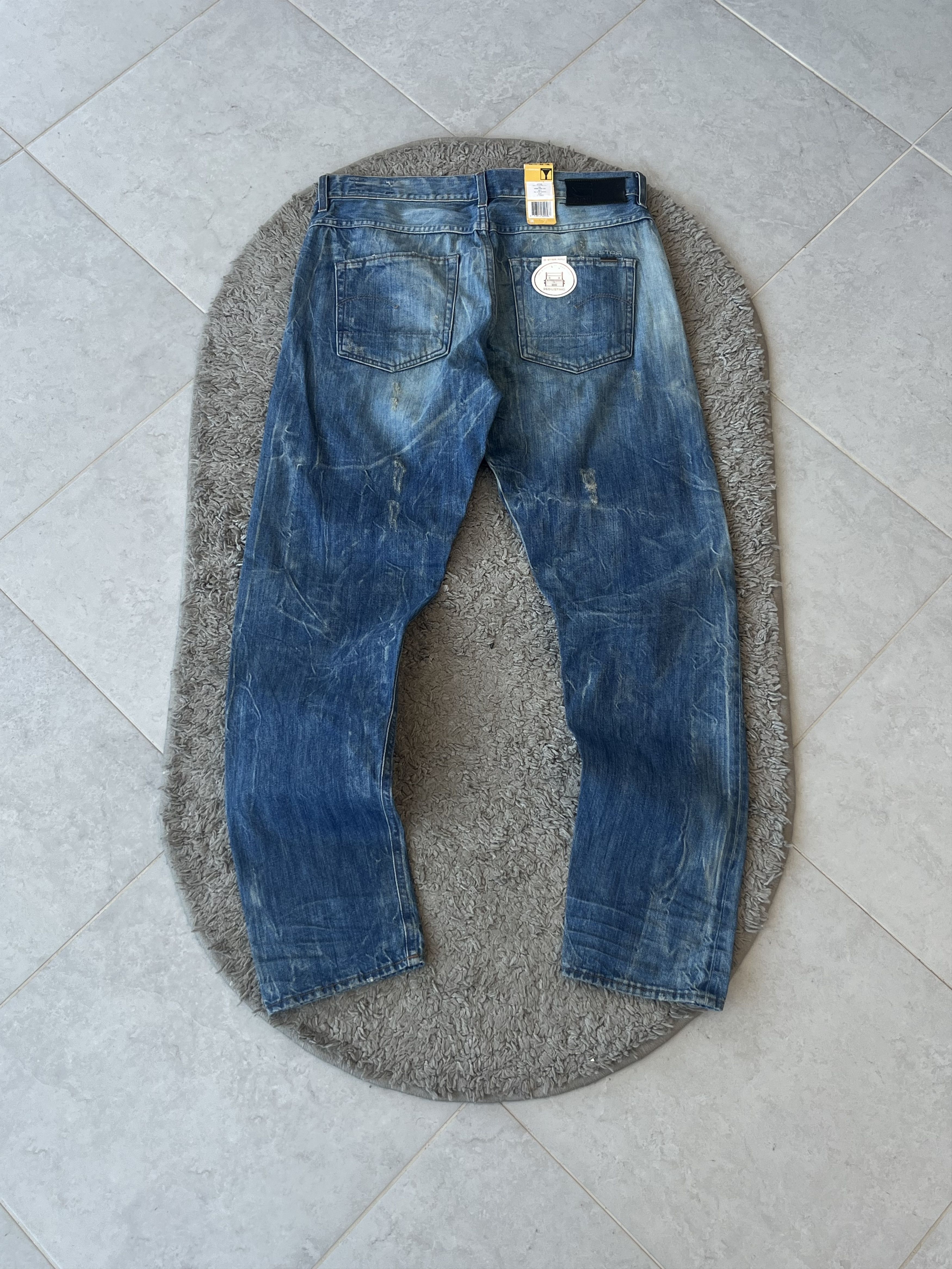 G-Star G-STAR RAW 3301 Jeans MADE IN ITALY Blue Color size 29x34 Size US 29 - 3 Thumbnail