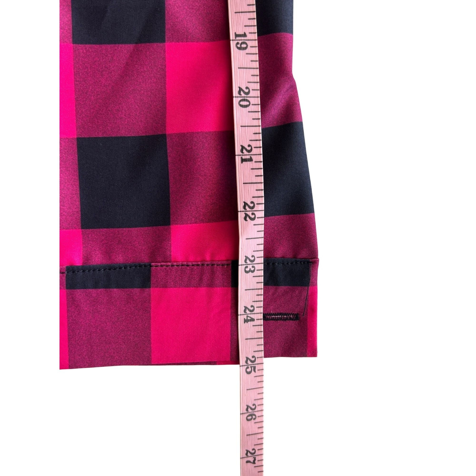 Other Womens Red & Black Plaid Button Down Shirt Long Sleeve Colla Size M / US 6-8 / IT 42-44 - 4 Thumbnail