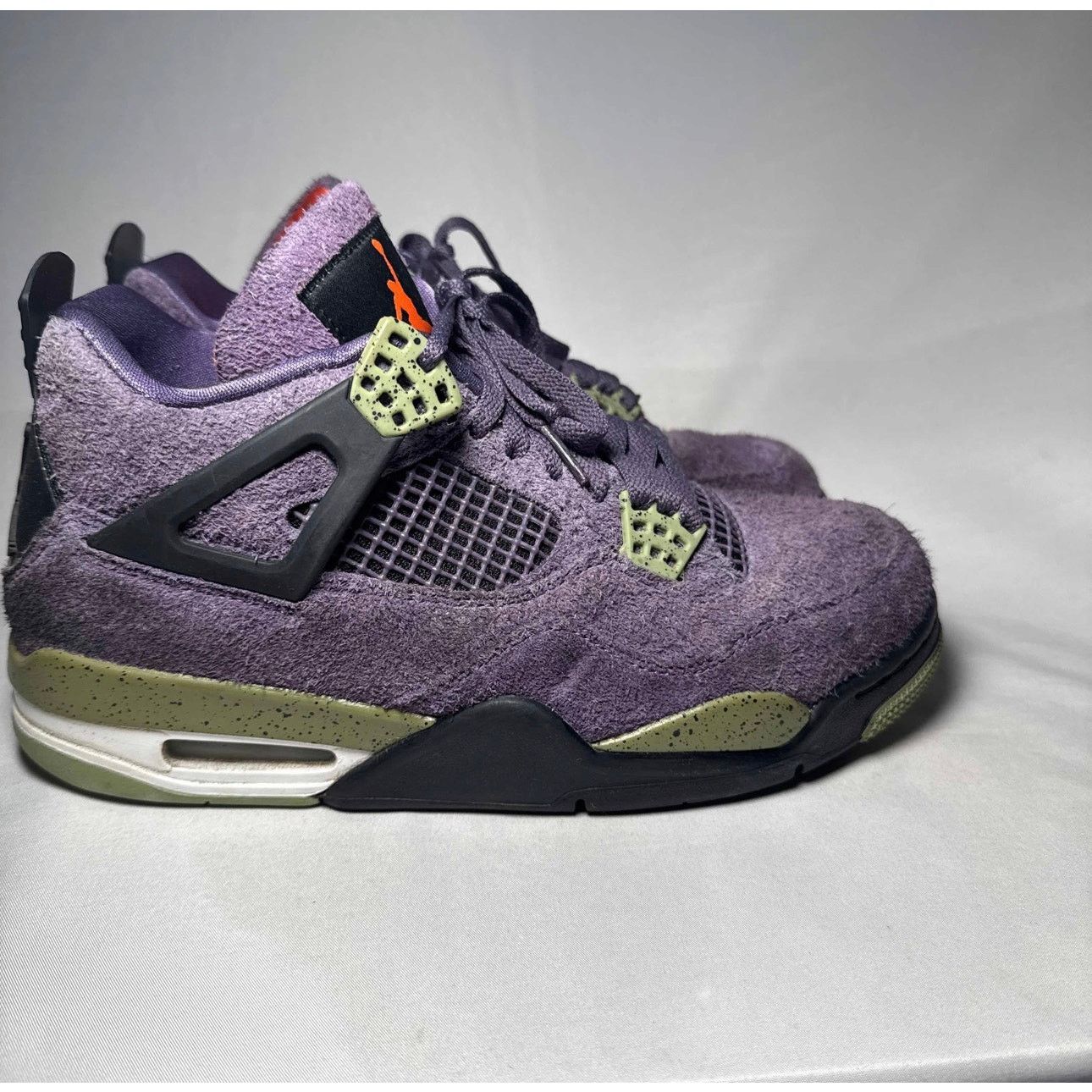 Jordan Brand × Nike Size 8.5 Wmns Air Jordan 4 Retro Canyon Purple Women's Shoes Size US 8.5 / IT 38.5 - 1 Thumbnail