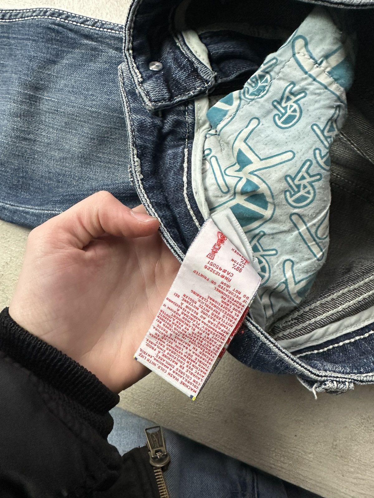 Christian Audigier 🚨 OPIUM ED HARDY CHRISTIAN AUDIGER C BAR A CA BIG LOGO JEANS Size 25" / US 0 / IT 36 - 12 Thumbnail
