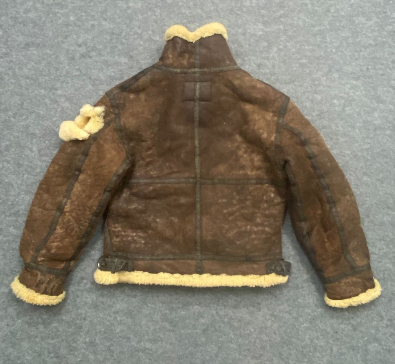 Vintage 💥Vintage Air Force U.S Army Style Leather Jacket Size US M / EU 48-50 / 2 - 2 Thumbnail