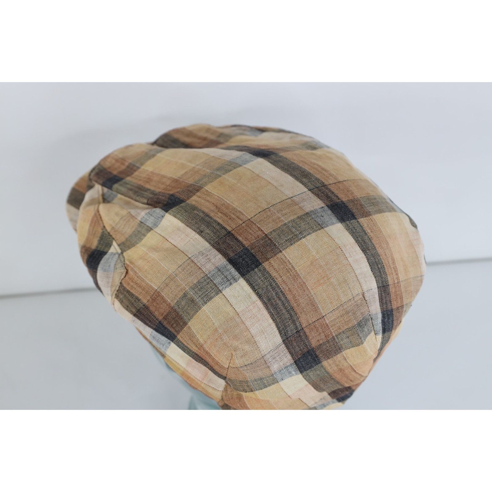 Vintage Vintage 60s 70s Dobbs Linen Blend Knit Newsboy Cabbie Hat Size ONE SIZE - 7 Thumbnail