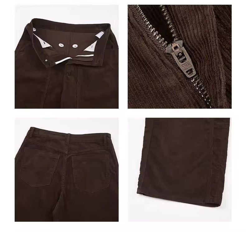 Vintage Corduroy Retro Vintage Style Baggy Brown Pants Y2k Size US 32 / EU 48 - 5 Thumbnail