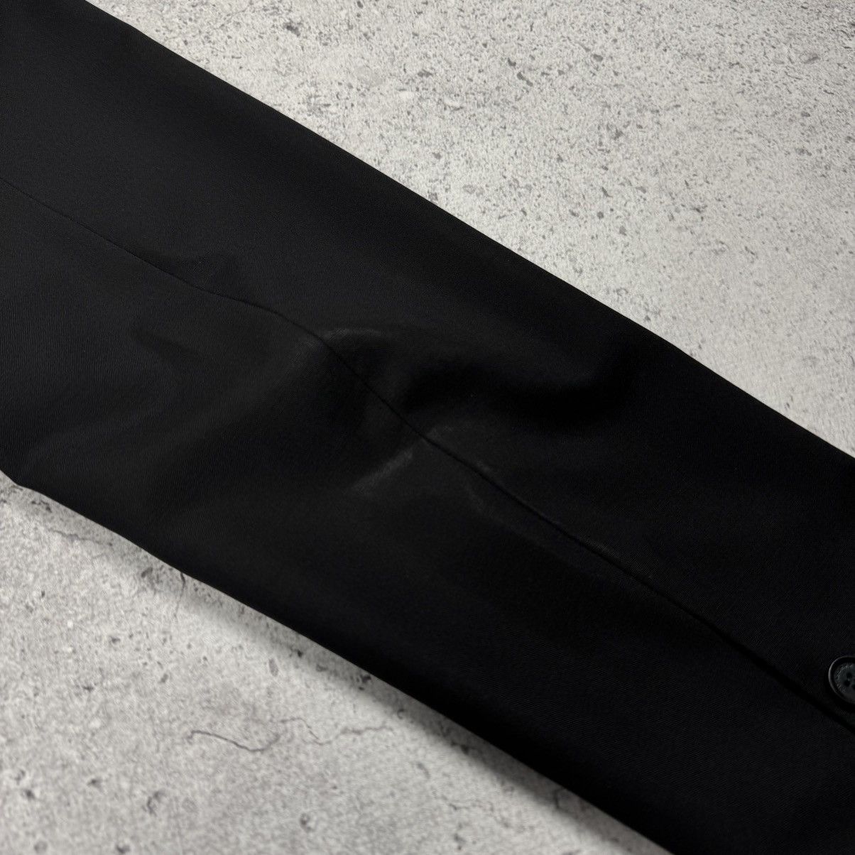 Burberry × Designer Burberry London Mansell Virgin Wool Black Jacket Blazer Size 50R - 13 Thumbnail