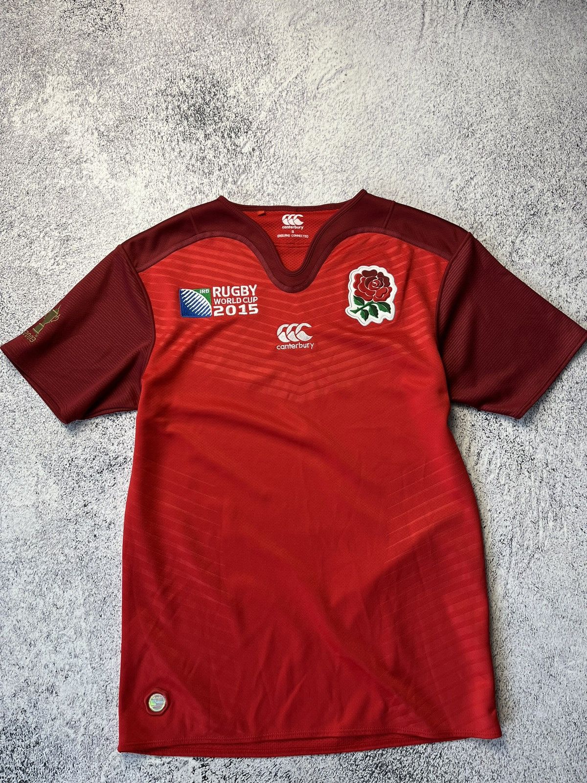 Vintage Canterbury England Rugby Jersey World Cup 2015 Authentic Size US S / EU 44-46 / 1 - 3 Thumbnail