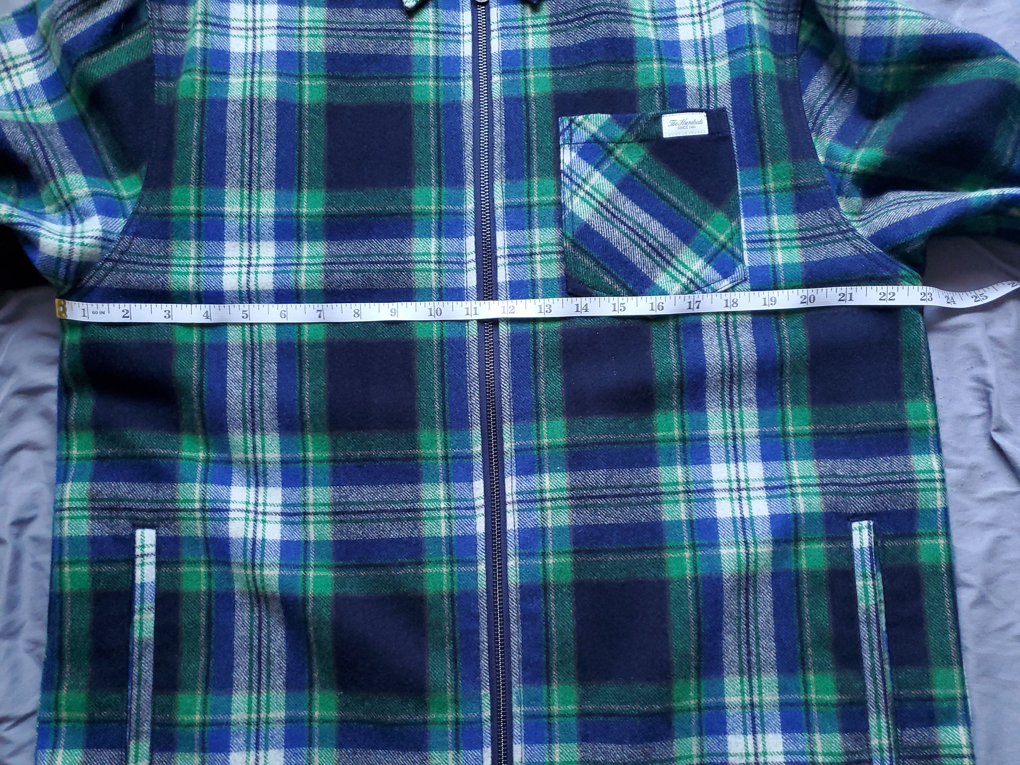 The Hundreds The Hundreds Green Wool Plaid Jacket Size US L / EU 52-54 / 3 - 14 Thumbnail
