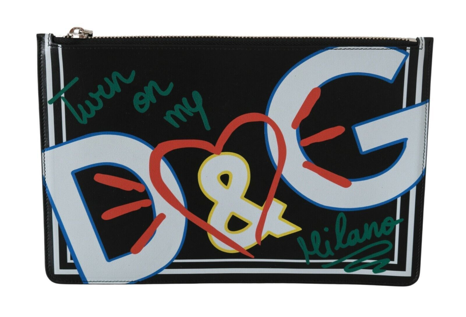 Dolce & Gabbana Elegant Black Leather Coin Men's Wallet Size ONE SIZE - 1 Thumbnail