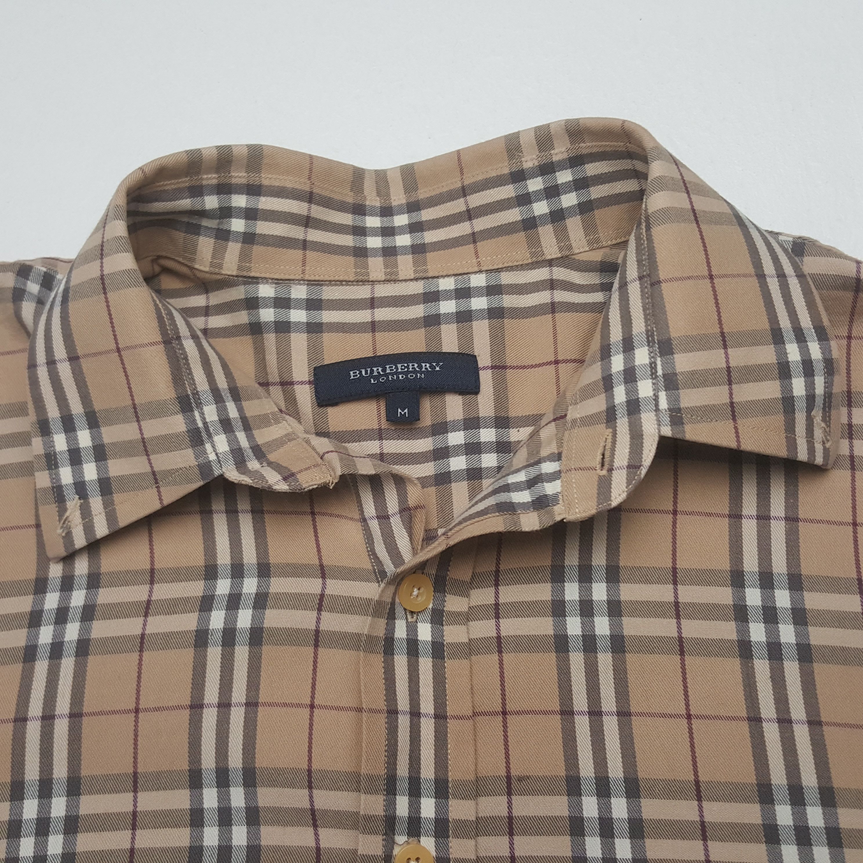 Burberry Vintage Burberry London Nova Check Button Up Shirt Size US M / EU 48-50 / 2 - 4 Thumbnail