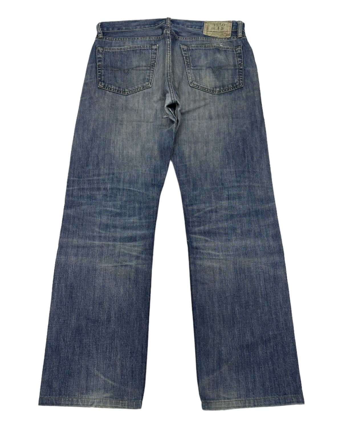 Polo Ralph Lauren POLO RALPH LAUREN BAGGY DISTRESSED DENIM JEANS Size US 34 / EU 50 - 2 Thumbnail
