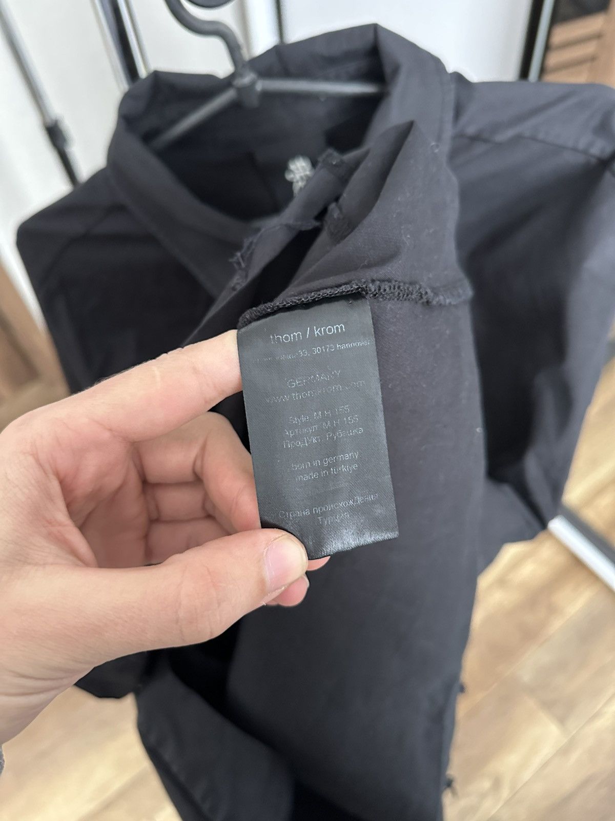 Thom Krom Thom Krom Oversized Shirt Stretch Button Up Long Sleeve Size US S / EU 44-46 / 1 - 11 Thumbnail