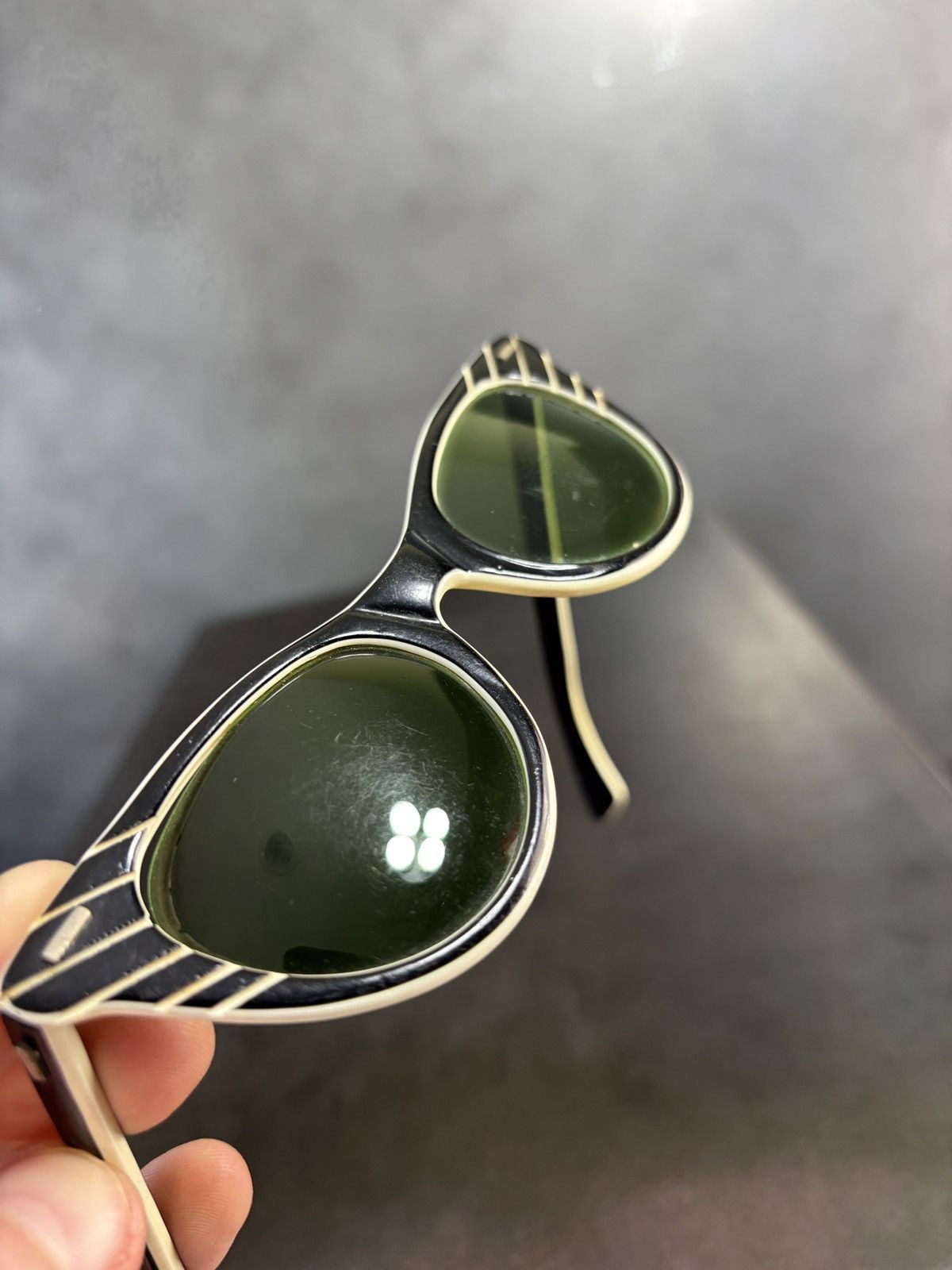 American Optical × Polaroid × Vintage 1950s Cool-Ray Polaroid 80 Sunglasses 1940s American Optical Size ONE SIZE - 11 Thumbnail