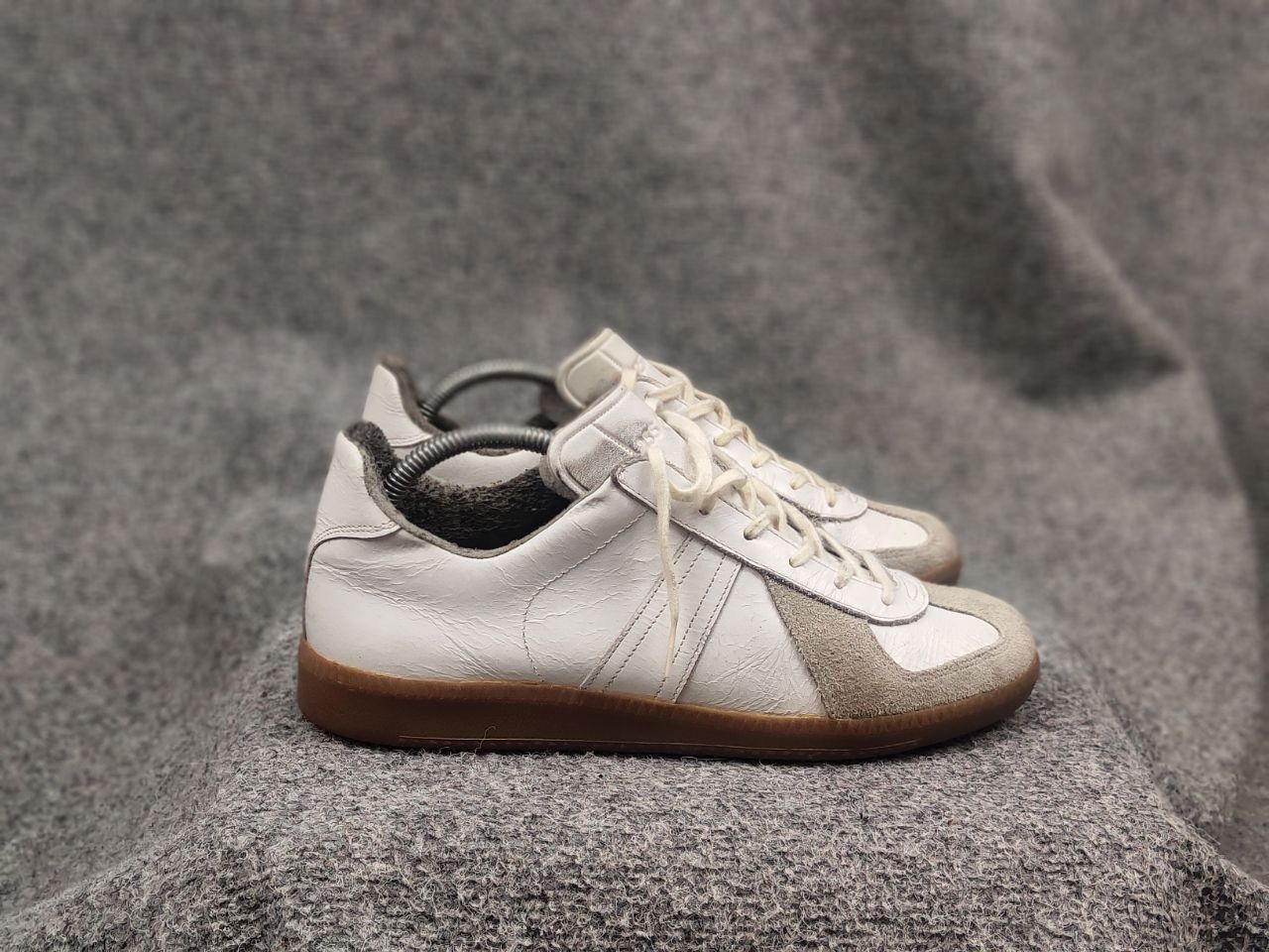 Vintage Vintage Army BW Sport Leather Low Sneakers Margiela Replica Size US 8 / EU 41 - 3 Thumbnail