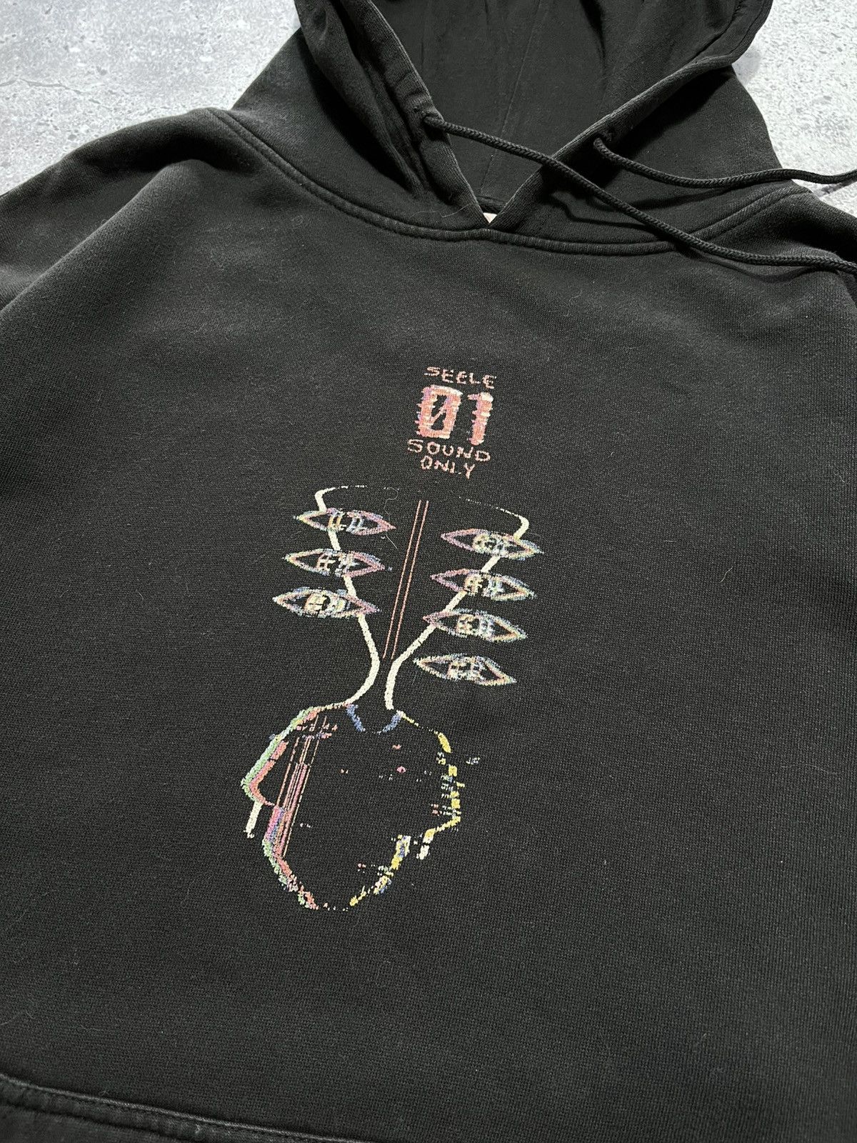 Anime Vintage Evangelion SEELE 01 "Sound Only" Hoodie Anime Delta Size US XL / EU 56 / 4 - 3 Thumbnail