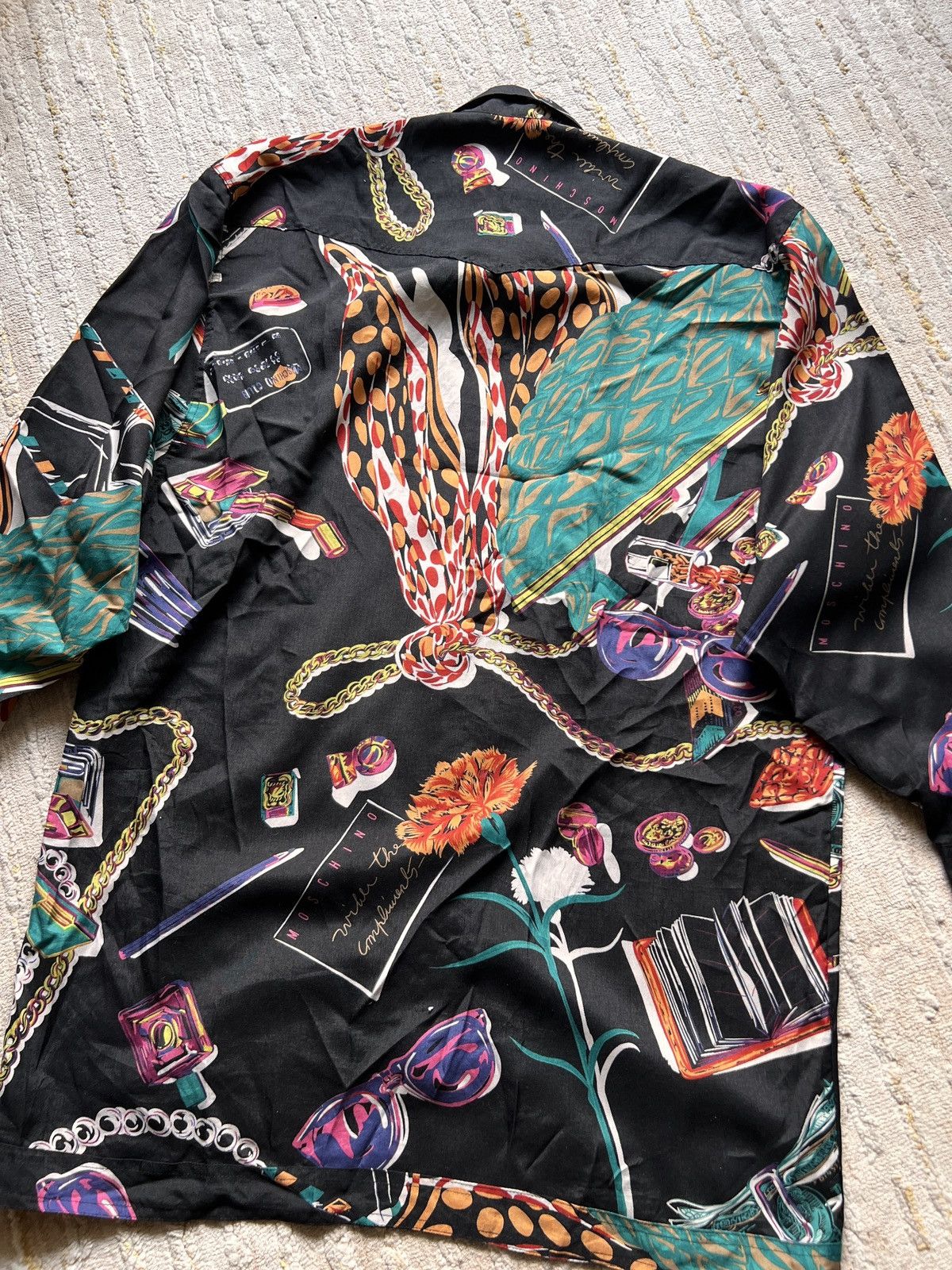 Love Moschino × Moschino Moschino Barouqe Long Button Ups Shirt Size M / US 6-8 / IT 42-44 - 6 Thumbnail