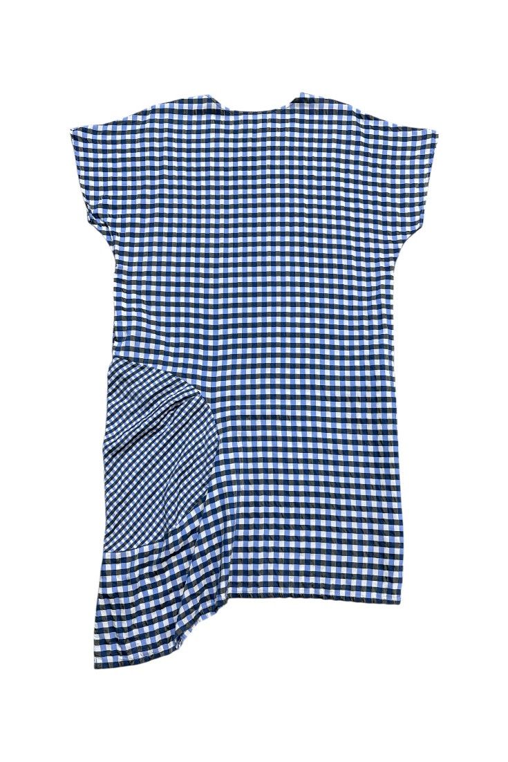 CABANE de ZUCCa Vintage zucca plaid maxi Dress assymetris by issey miyake Size M / US 6-8 / IT 42-44 - 2 Thumbnail