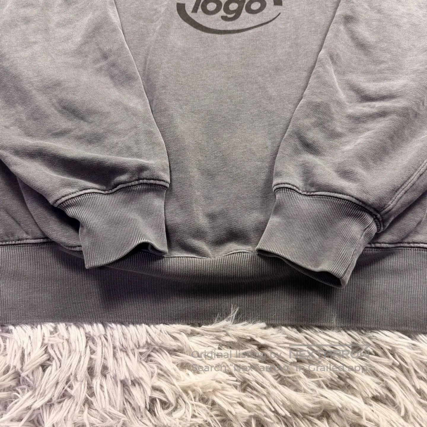 Balenciaga balenciaga vintage washed sweatshirt in gray. Size US XS / EU 42 / 0 - 5 Thumbnail