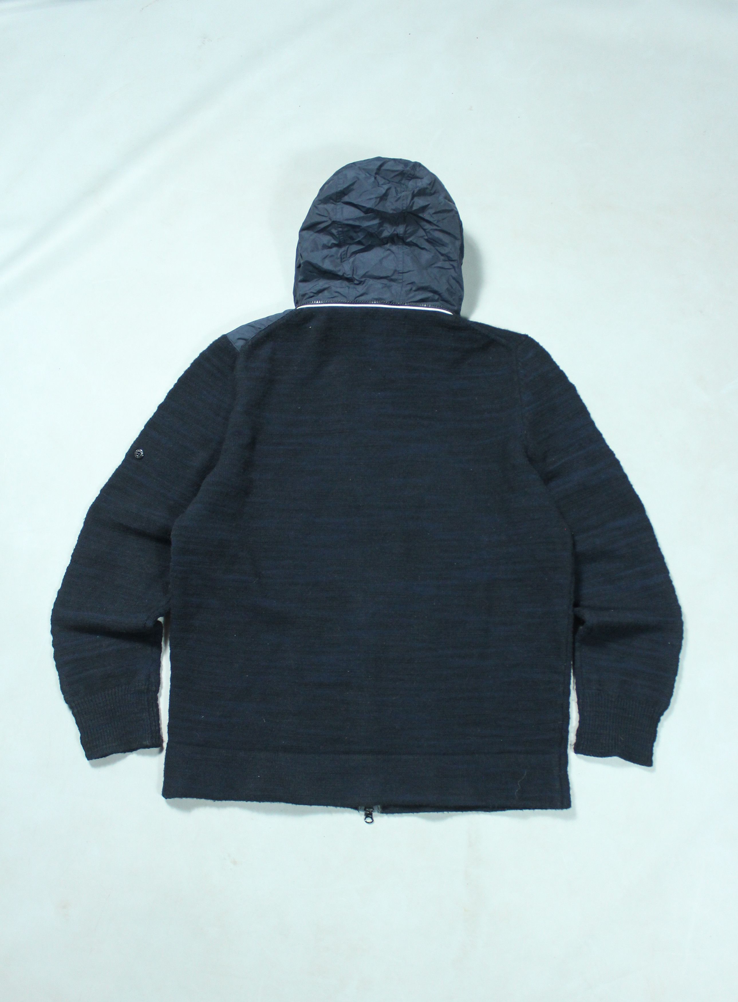 Stone Island ⛰️ STONE ISLAND KNIT ZIP HOODED WOOL JACKET NYLON METAL XL Size US XL / EU 56 / 4 - 2 Thumbnail