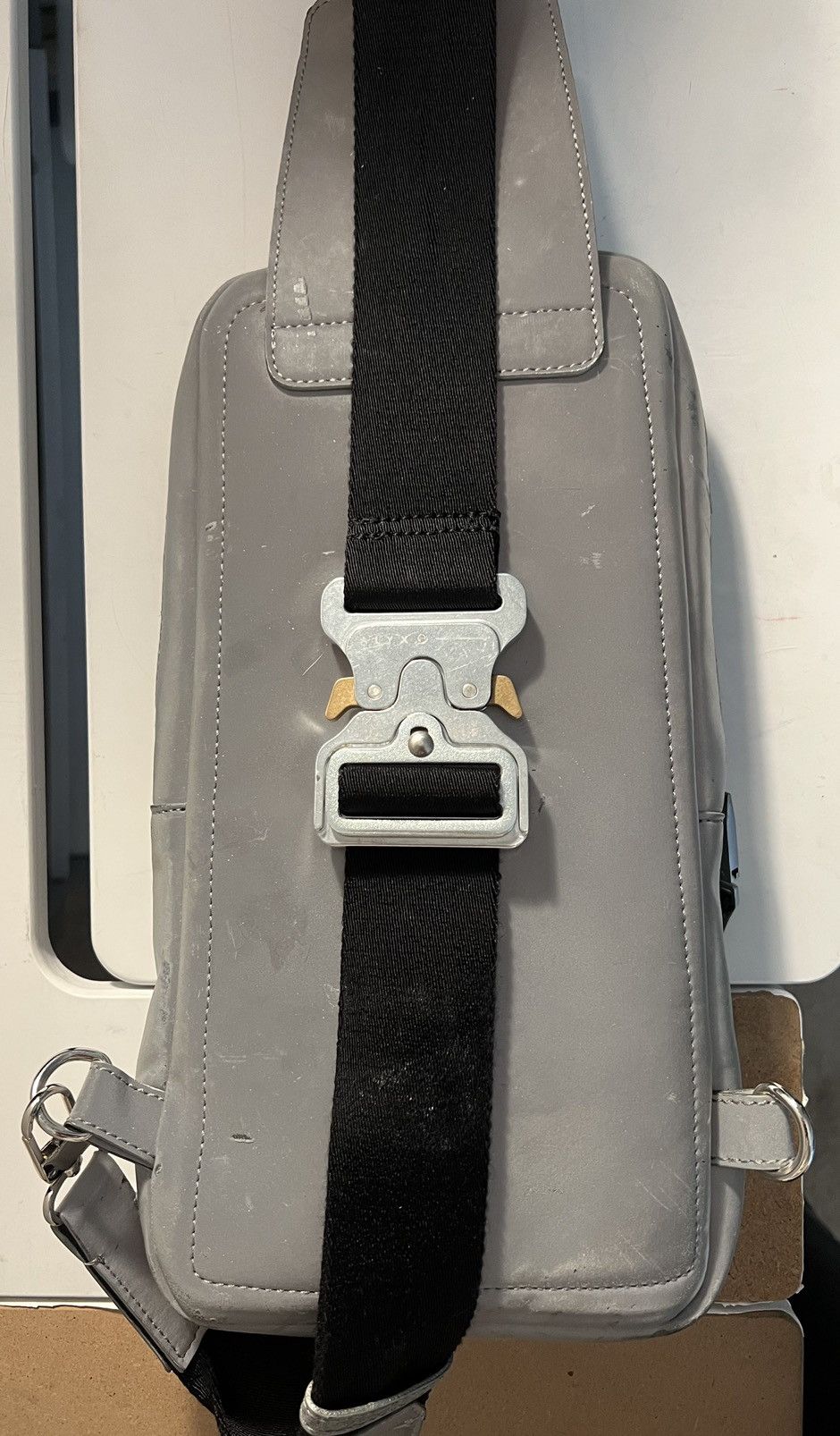 Alyx Alyx 9M Reflective Crossbody Buckle Bag Size ONE SIZE - 7 Thumbnail