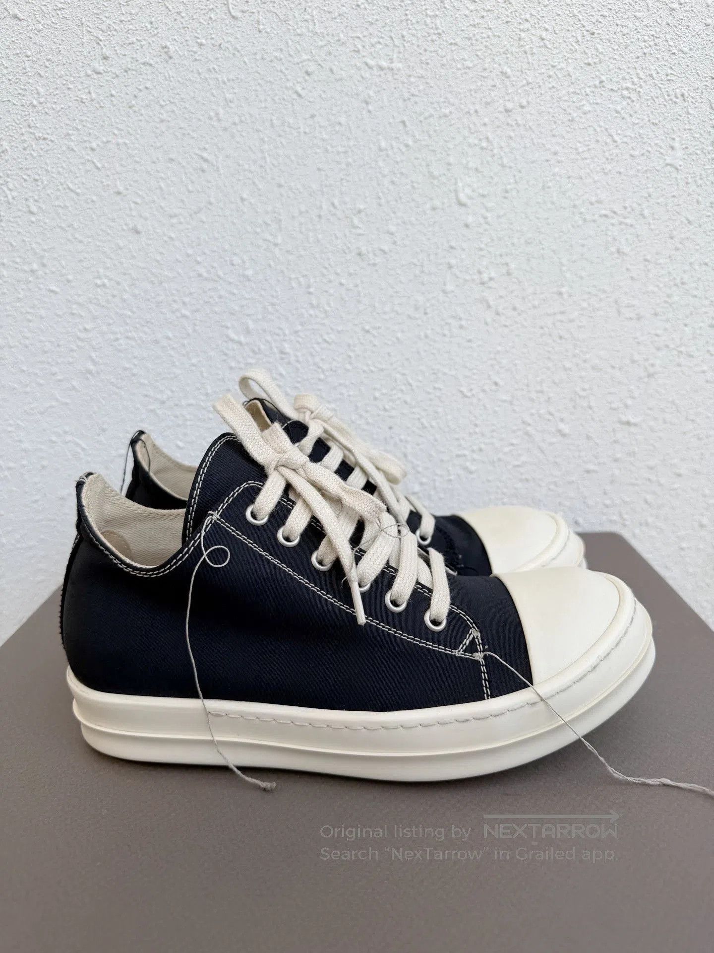 Rick Owens Rick Owens x Converse Canvas Low Top. Size US 5.5 / IT 35.5 - 4 Thumbnail