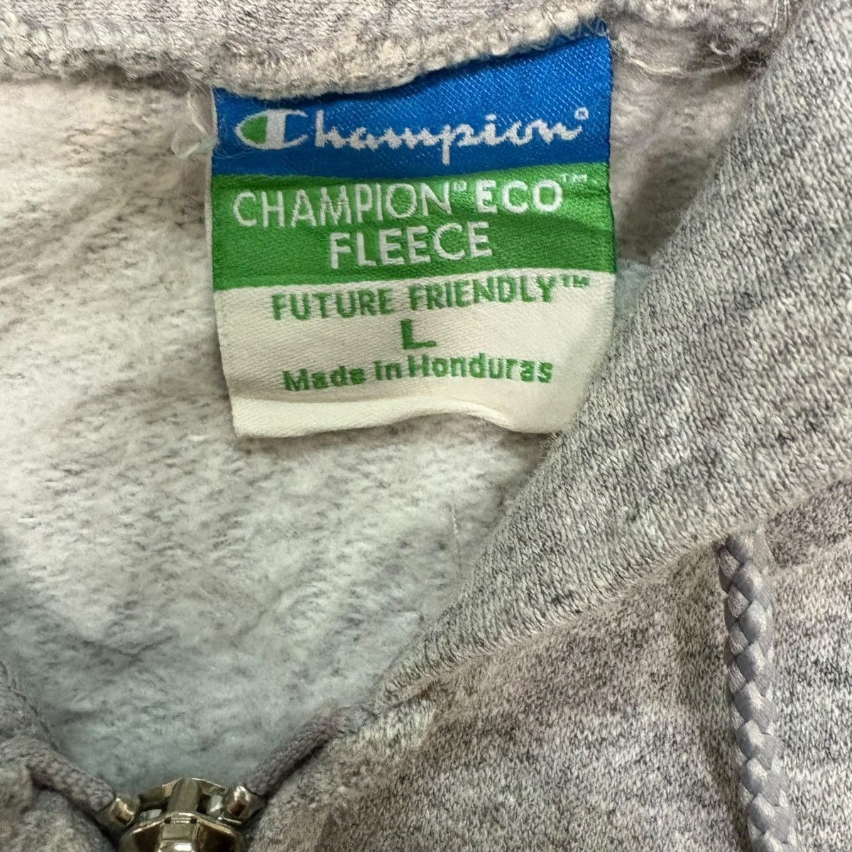 Champion Champion University Hoodie – Vintage Grey Zip-Up – Size L Size US L / EU 52-54 / 3 - 4 Thumbnail
