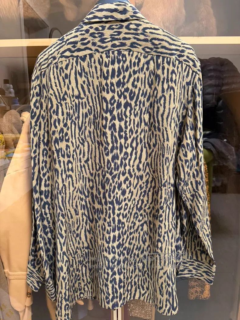 Saint Laurent Paris Saint Laurent Paris Leopard Print Shirt i Size US XXS / EU 40 - 4 Thumbnail