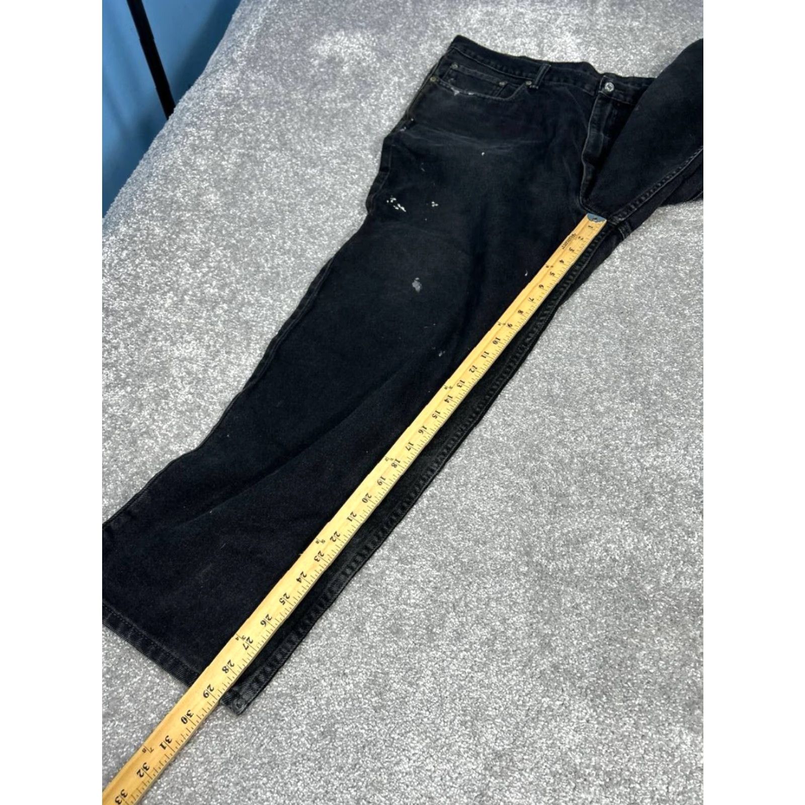 Levi's Levi's 550 Jeans Men Relaxed Straight 42 Blue Denim Cotton High Rise 40x29 Vintage: No 5-Pocket Style City Preppy Size US 42 / EU 58 - 5 Thumbnail