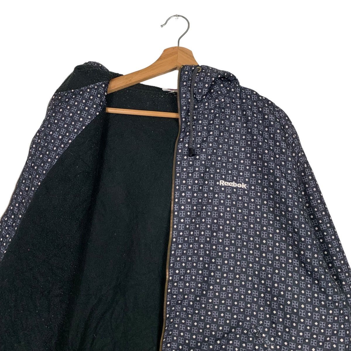 Reebok REEBOK Embroidery Logo Fullprint Hoodie Jacket #0063-C4 Size US XL / EU 56 / 4 - 12 Thumbnail