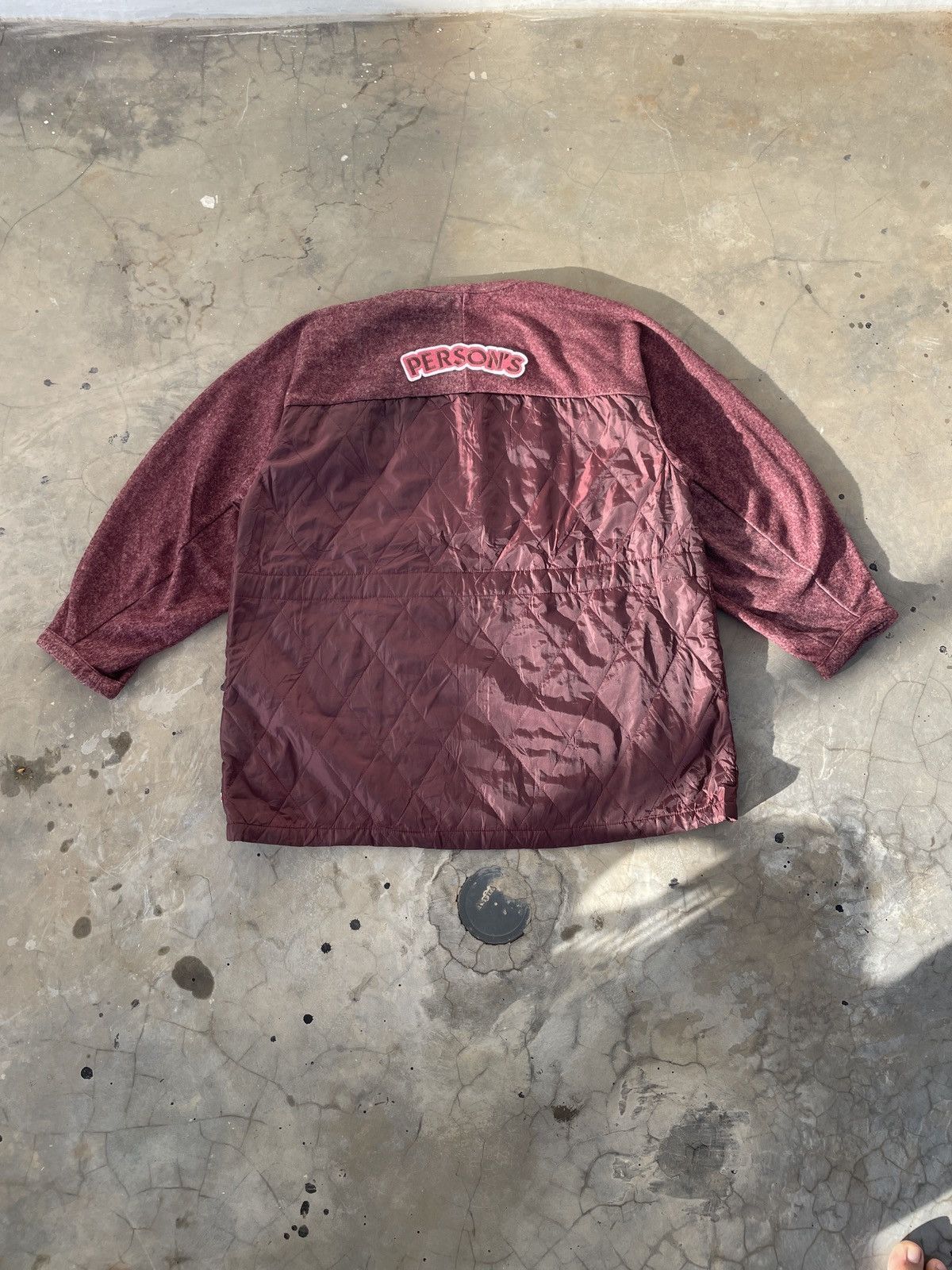 PERSON'S Japanese Brand Person’s Quilting Fleece Jacket Vintage Size M / US 6-8 / IT 42-44 - 12 Thumbnail
