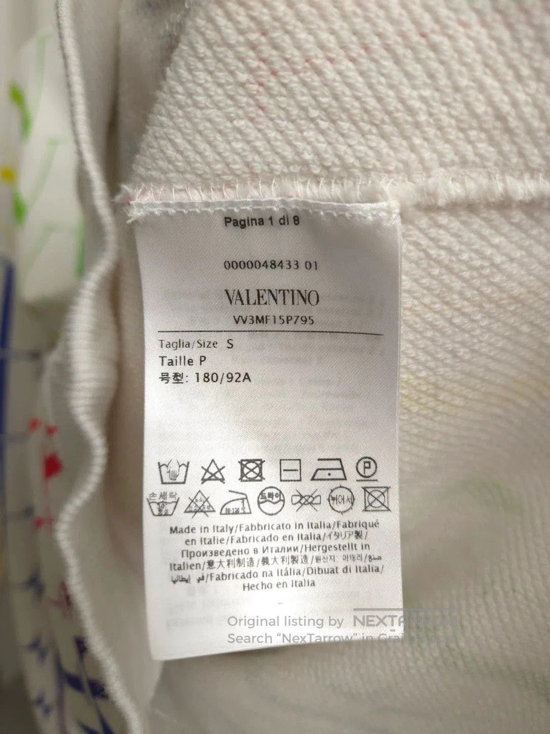 Valentino Valentino V Logo Colorblock Sweatshirt. Size US S / EU 44-46 / 1 - 5 Thumbnail
