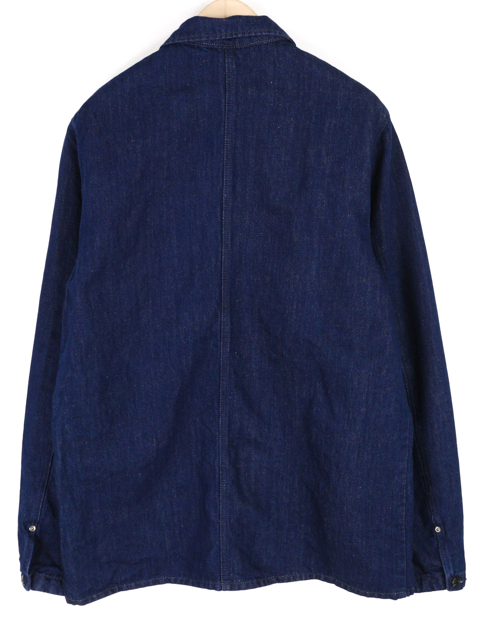 Nudie Jeans RICCO DARK HEMP XL Blue Denim Lined Pockets Jacket 82407 Size US XL / EU 56 / 4 - 2 Thumbnail