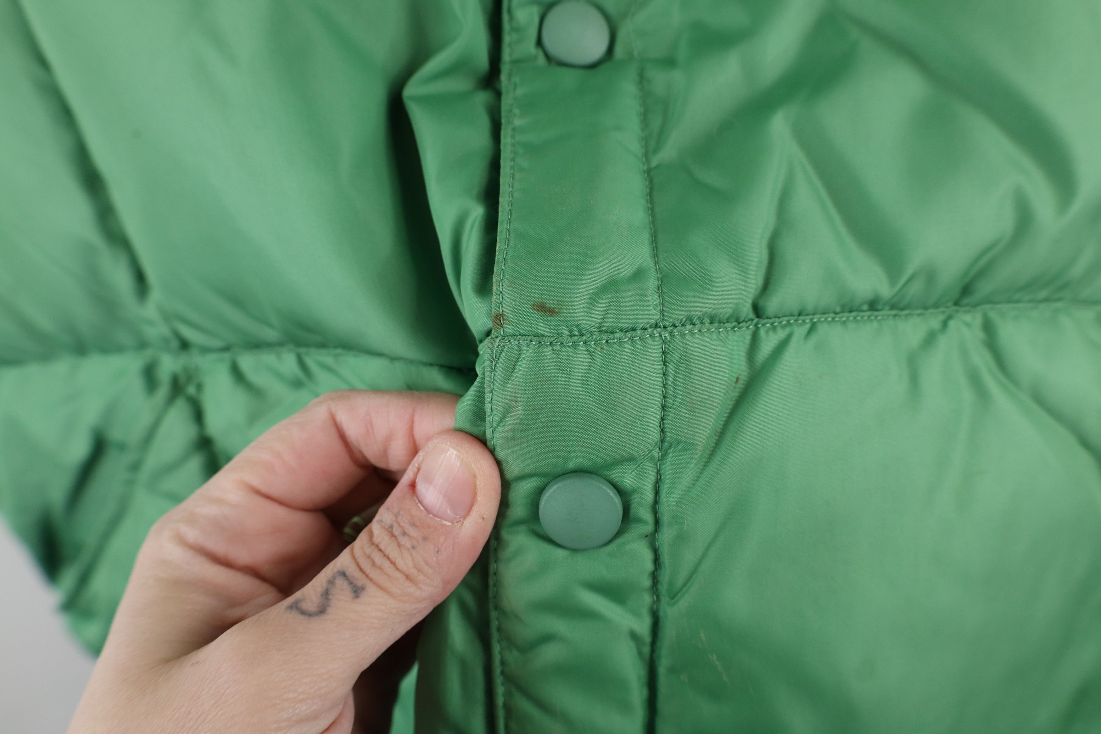Lands' End × Vintage Vintage 90s Lands End Down Fill Puffer Vest Jacket Green Size US XL / EU 56 / 4 - 13 Thumbnail