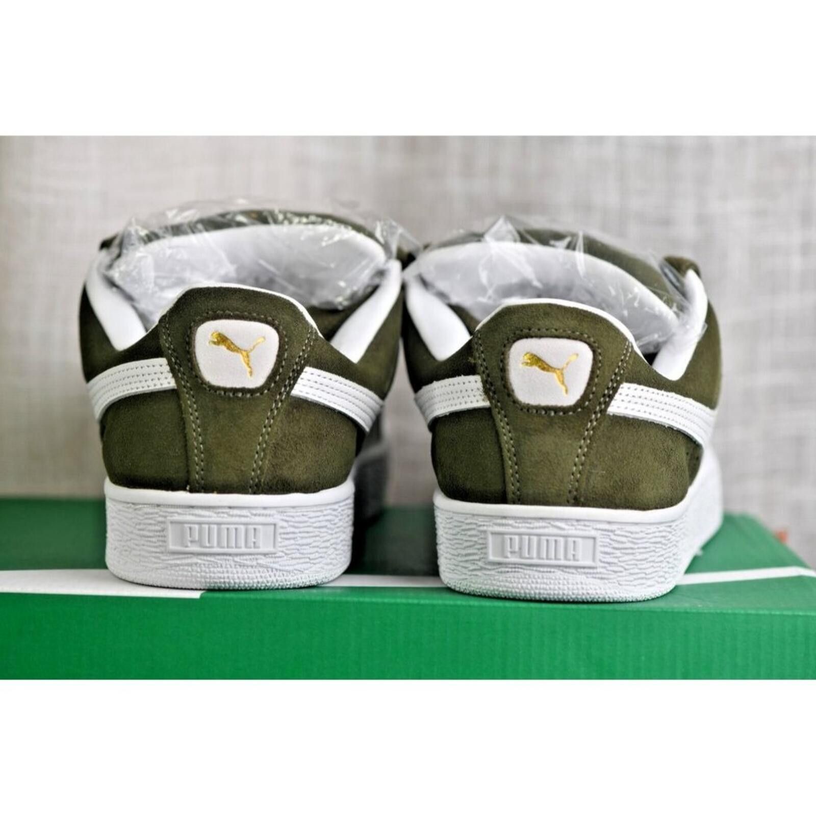 Puma PUMA Suede XL | Dark Oliver/Puma White | 395205-13 Size US 9 / EU 42 - 6 Thumbnail