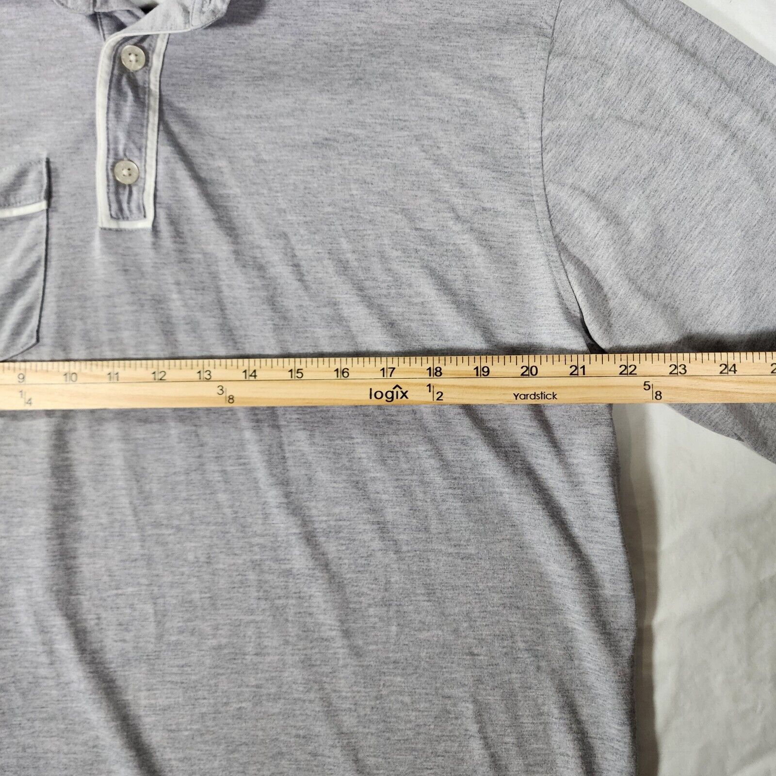 Footjoy FJ Golf Polo Shirt Adult XL Athletic Fit Gray Performance Size US XL / EU 56 / 4 - 5 Thumbnail