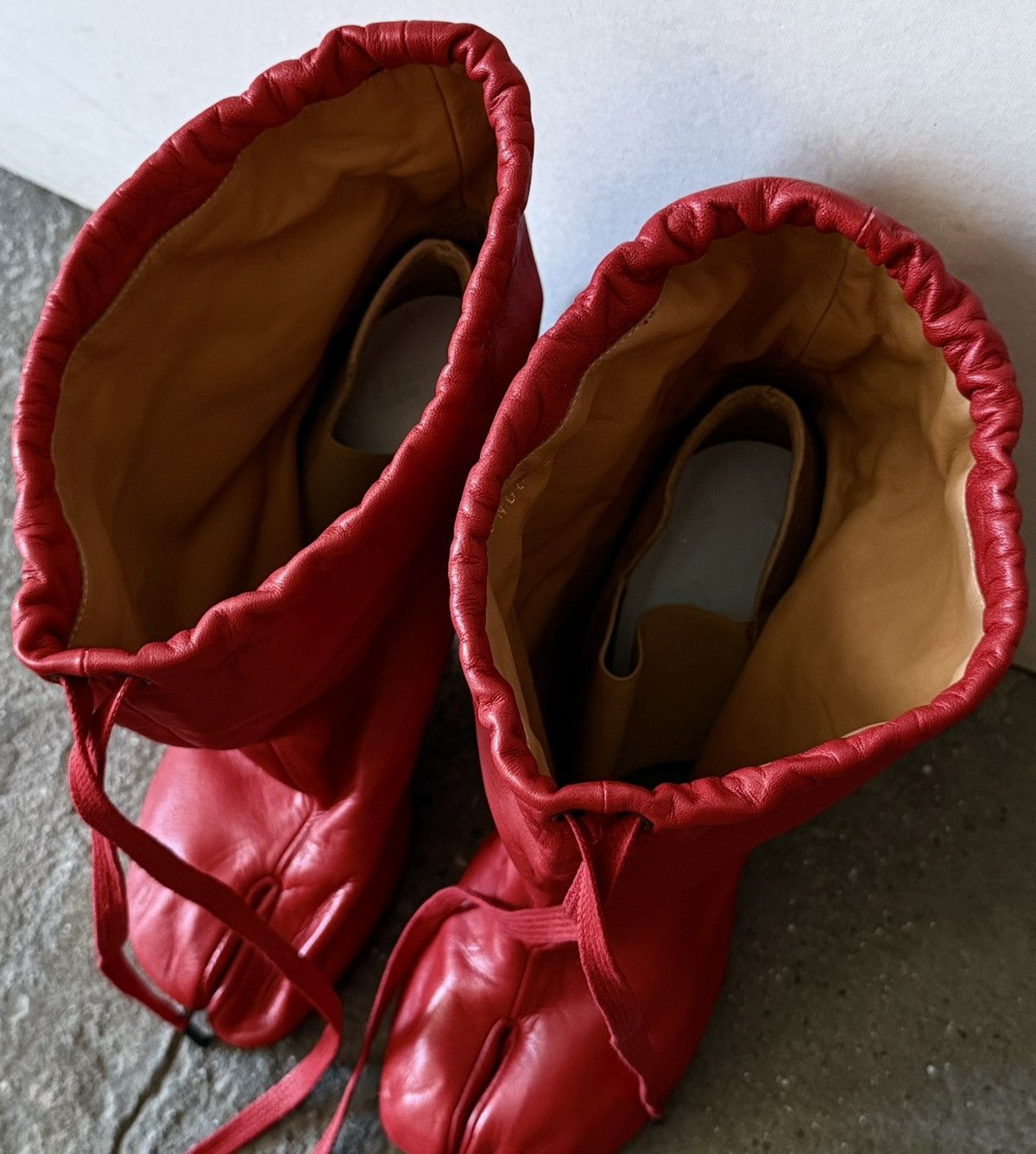 Maison Margiela Maison Margiela - SS2017 - Drawstring Balloon Tabi Boots Size US 6 / IT 36 - 18 Thumbnail