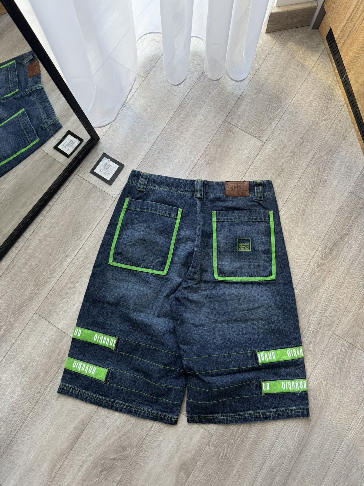 Marithe + Francois Girbaud Vintage Marithe Francois Girbaud Parachute Cargo Shorts Size US 34 / EU 50 - 10 Thumbnail