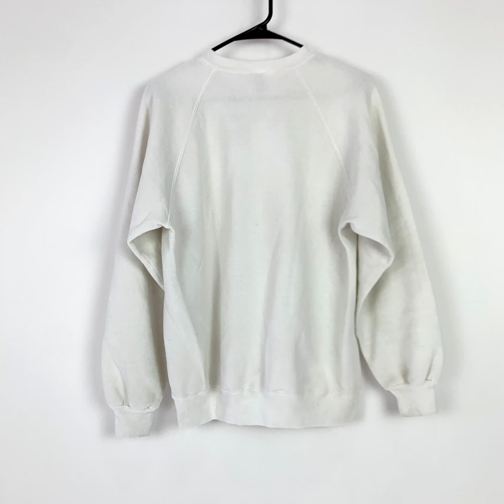 Jerzees VINTAGE Jerzees Sweatshirt Crew Neck White 50/50 Unisex Adults Large 42-44 USA 90s Size US L / EU 52-54 / 3 - 4 Thumbnail
